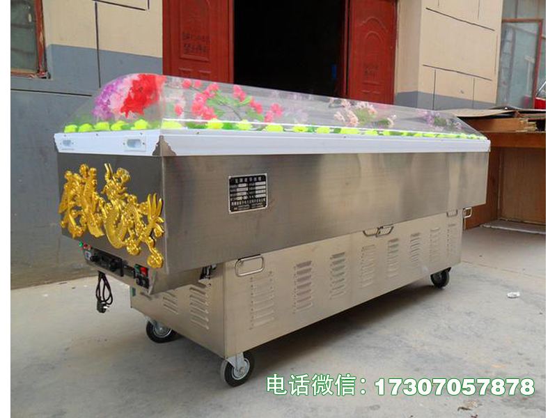 浈江告别厅遗体冰棺