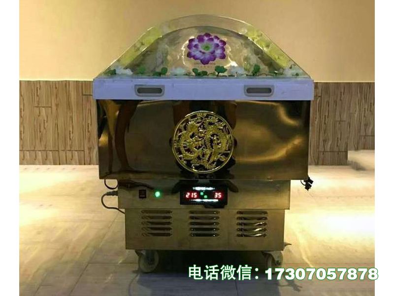 浈江灵堂瞻仰冰棺