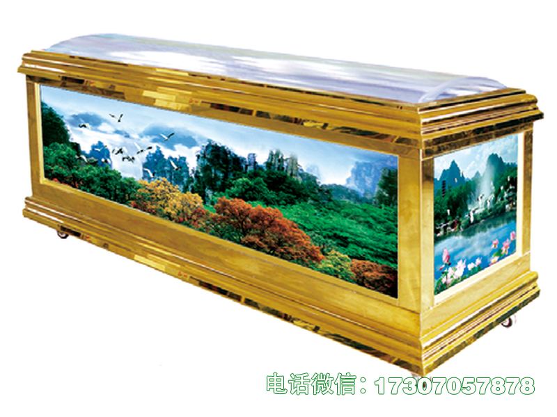 阳山县侧开门豪华水晶棺