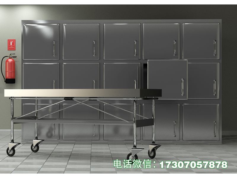 桥东死尸冷冻柜